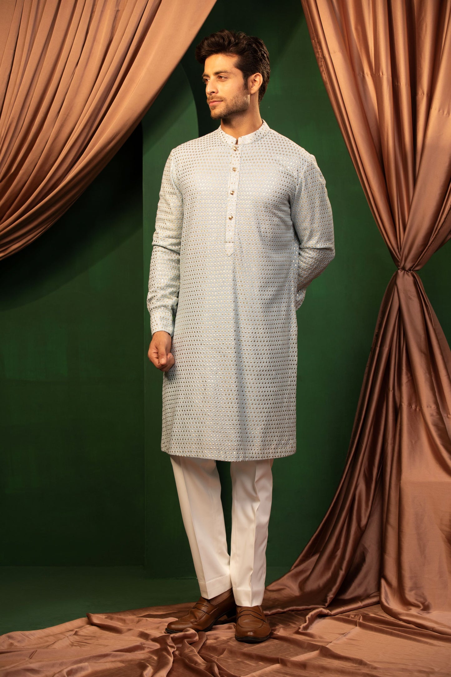 Serene Sky Kurta Set