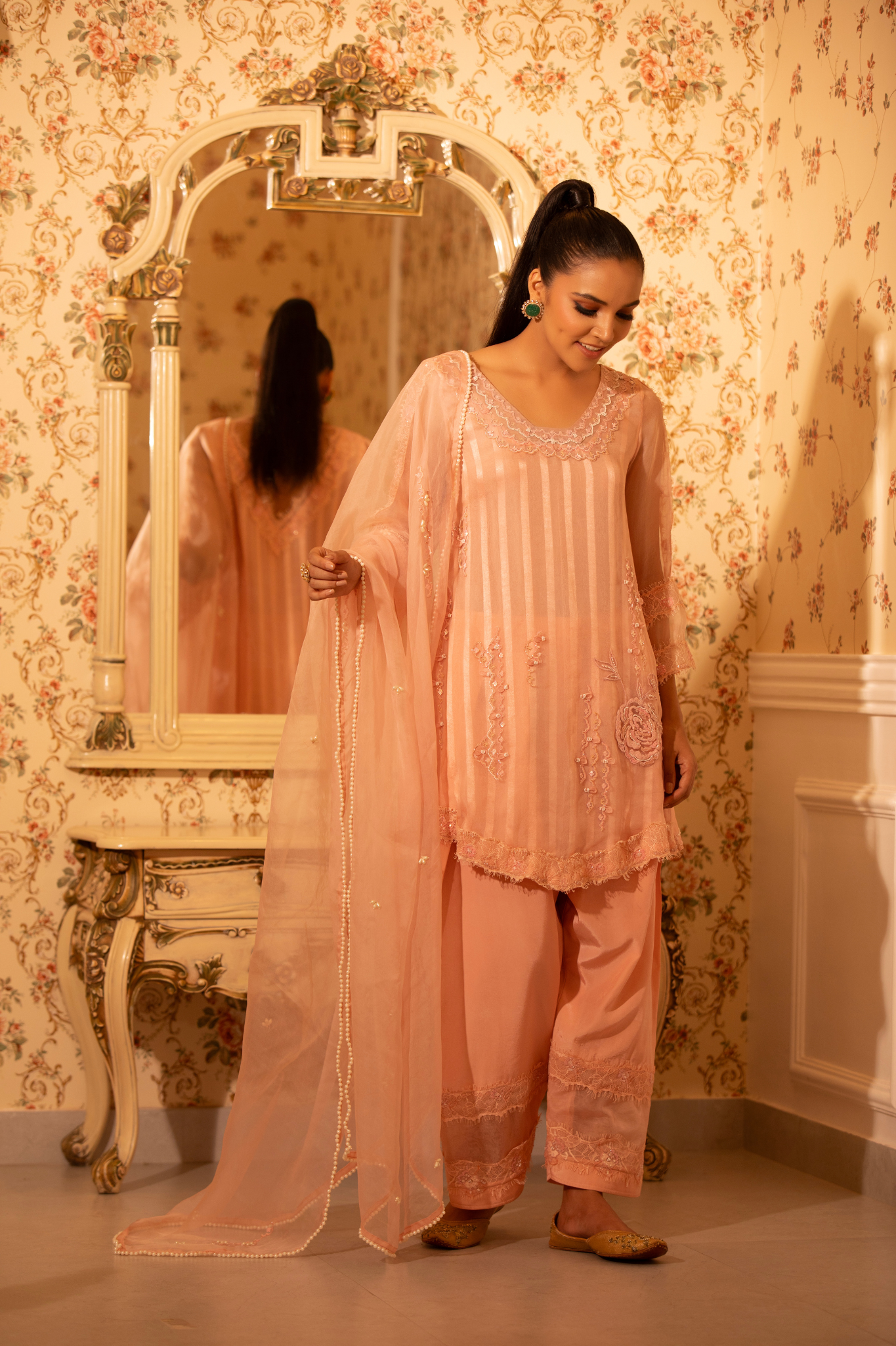 Blush Dream Organza 3pc Set