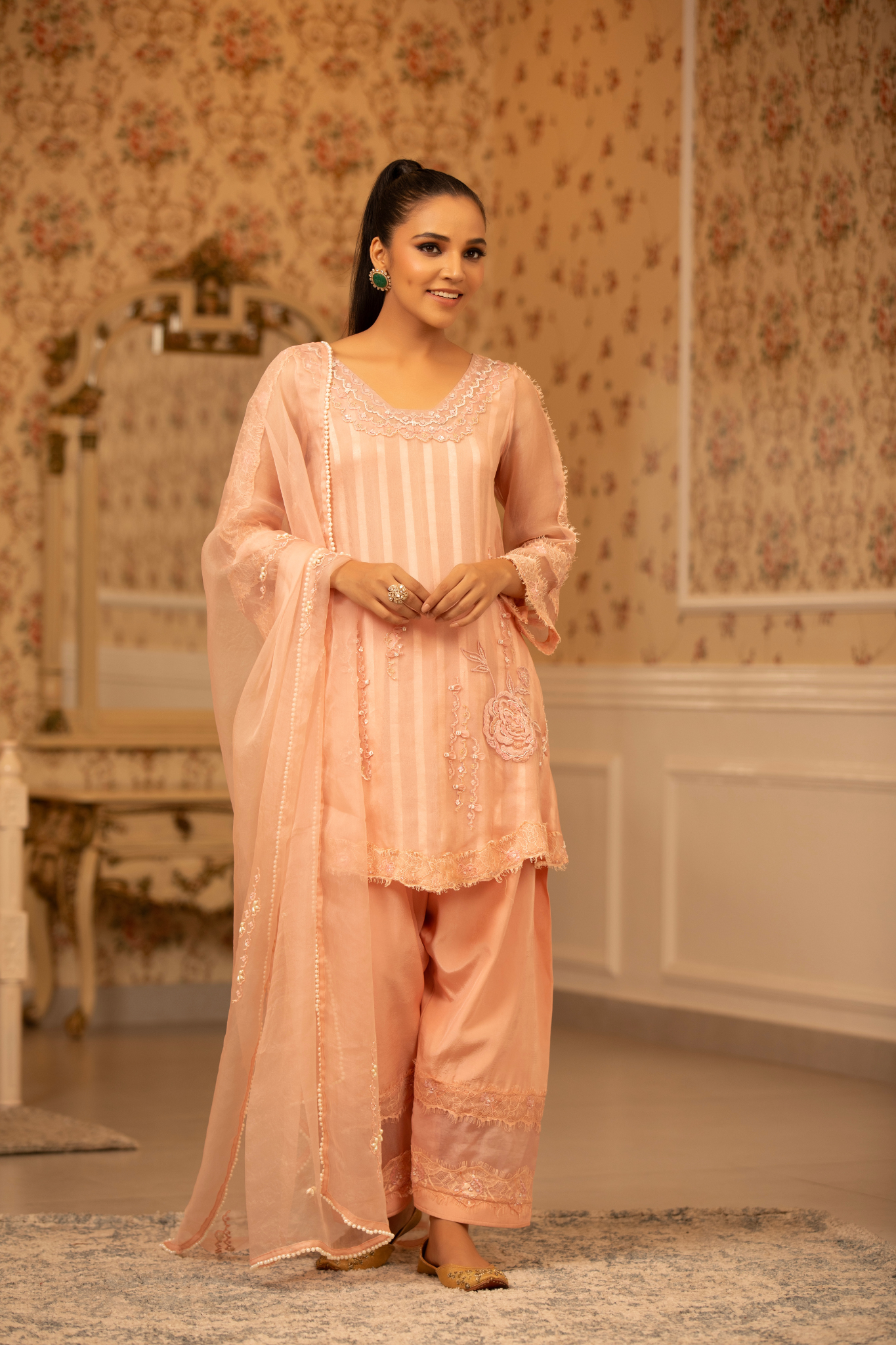 Blush Dream Organza 3pc Set