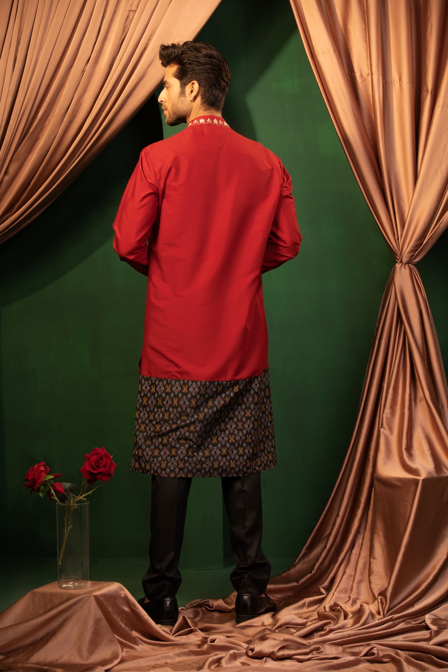 Crimson Royalty Kurta Set