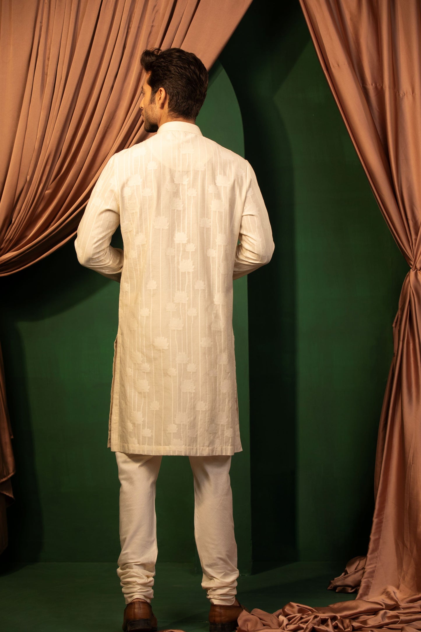 Ivory Blossom Sherwani
