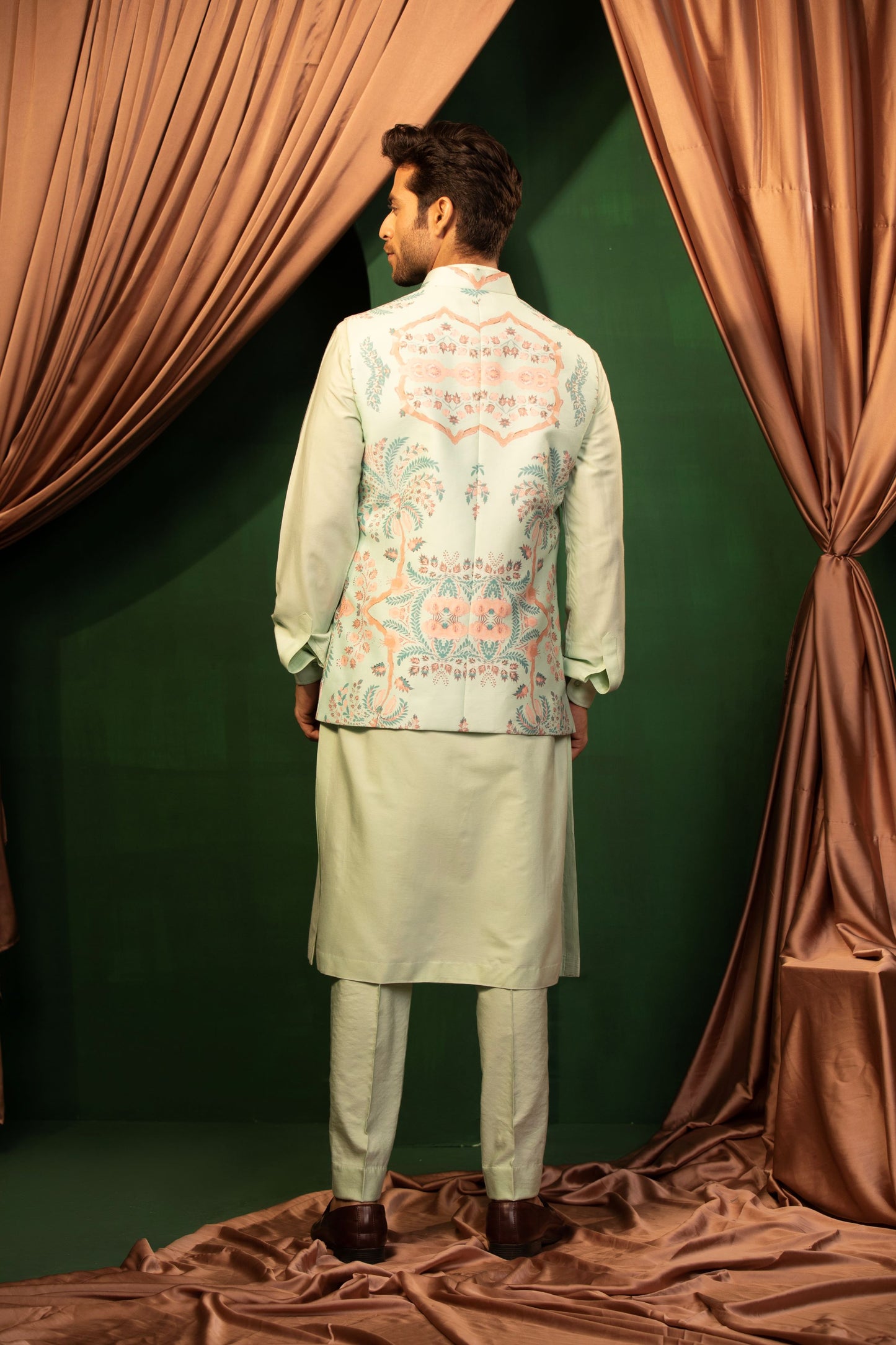 Traditional Grace Jacket Kurta Set
