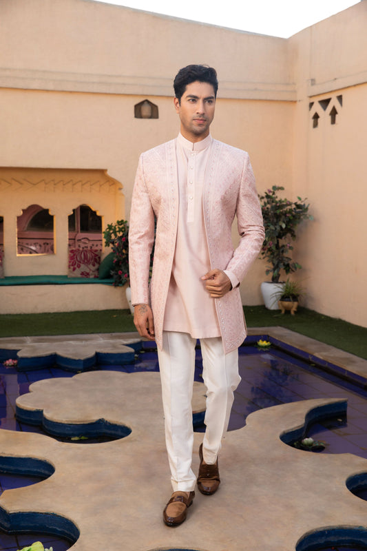 Pastel Perfection Jacket Kurta Set