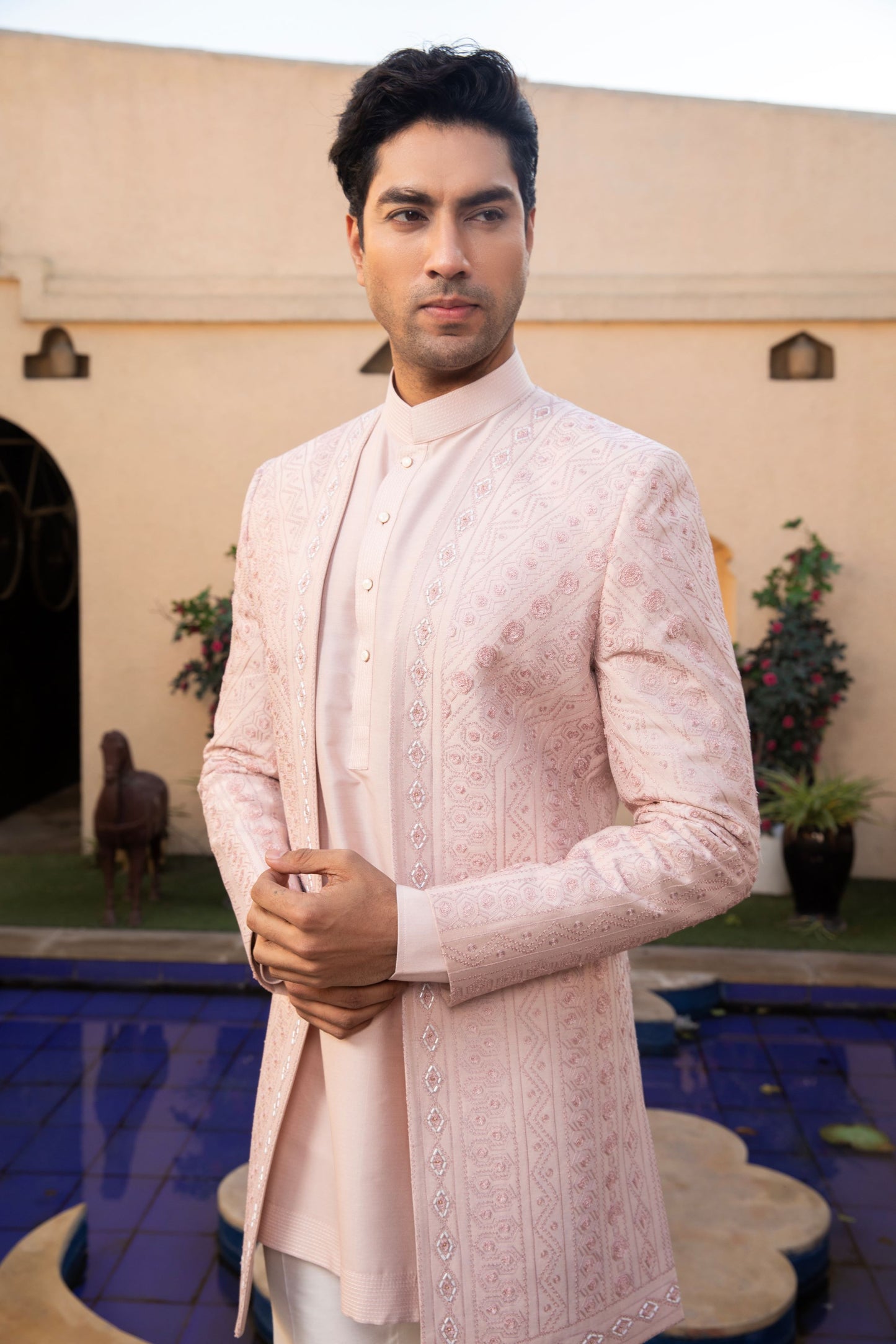 Pastel Perfection Jacket Kurta Set
