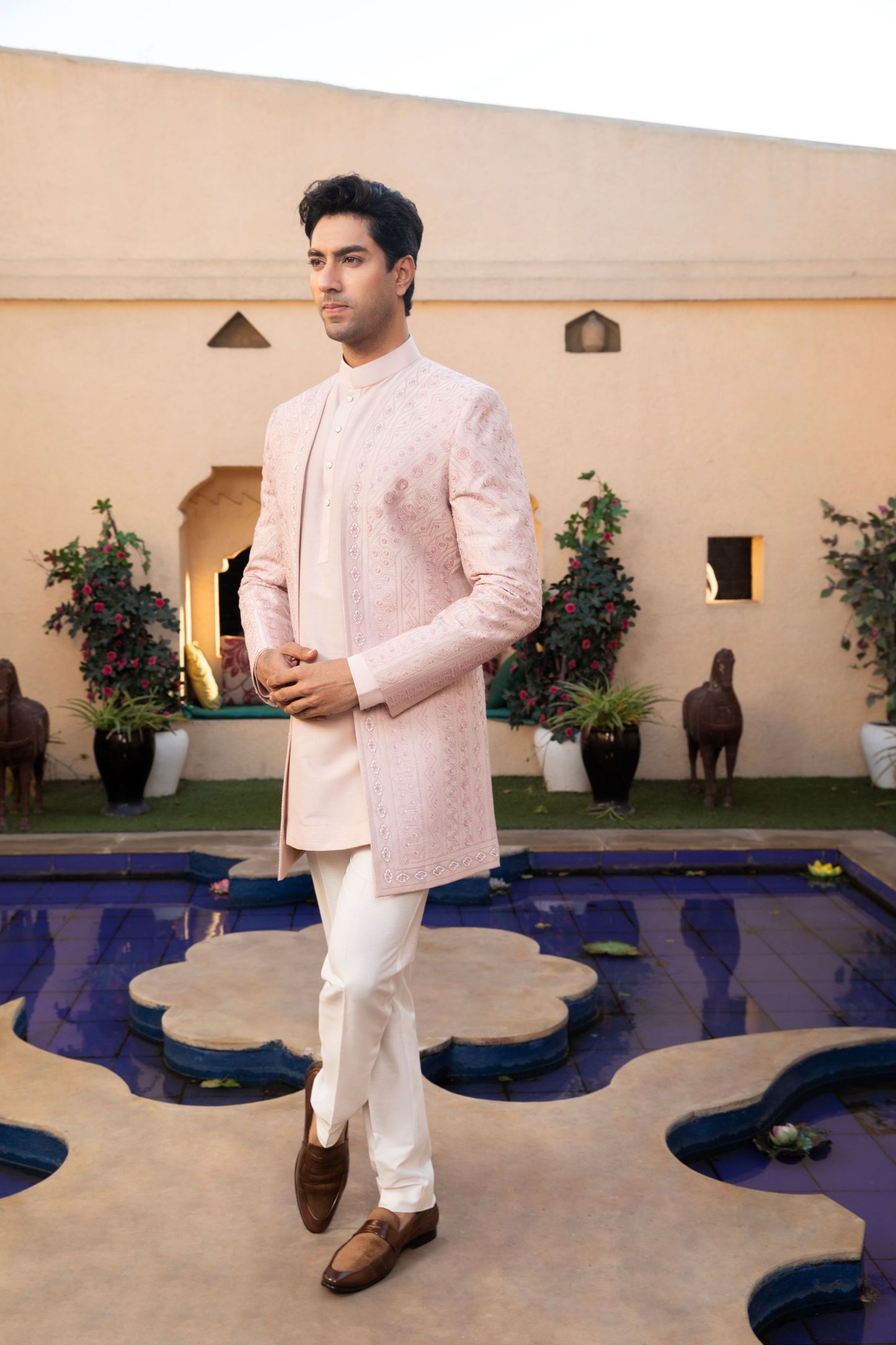 Pastel Perfection Jacket Kurta Set
