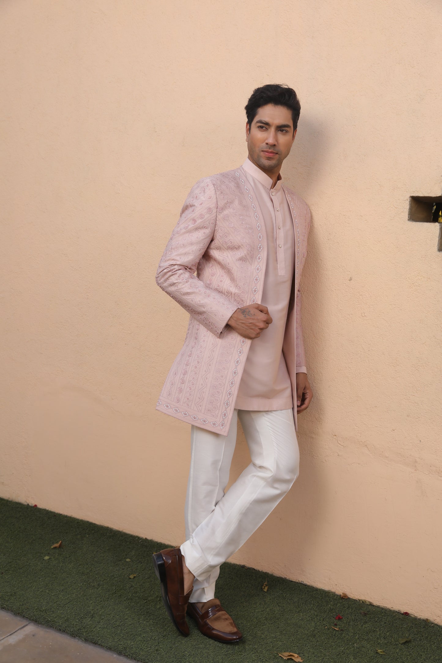 Pastel Perfection Jacket Kurta Set