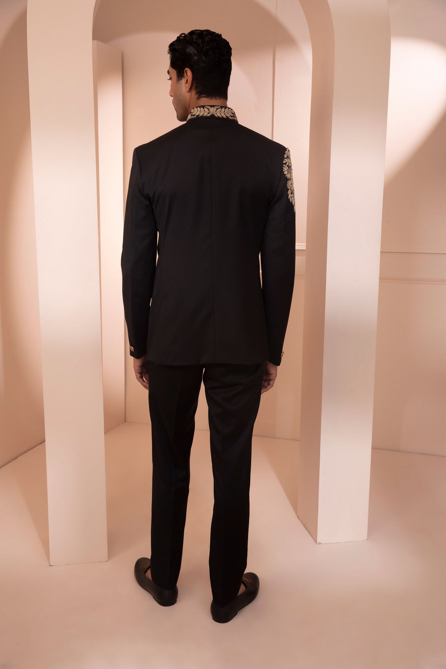 Emboidered Side Panel Tuxedo