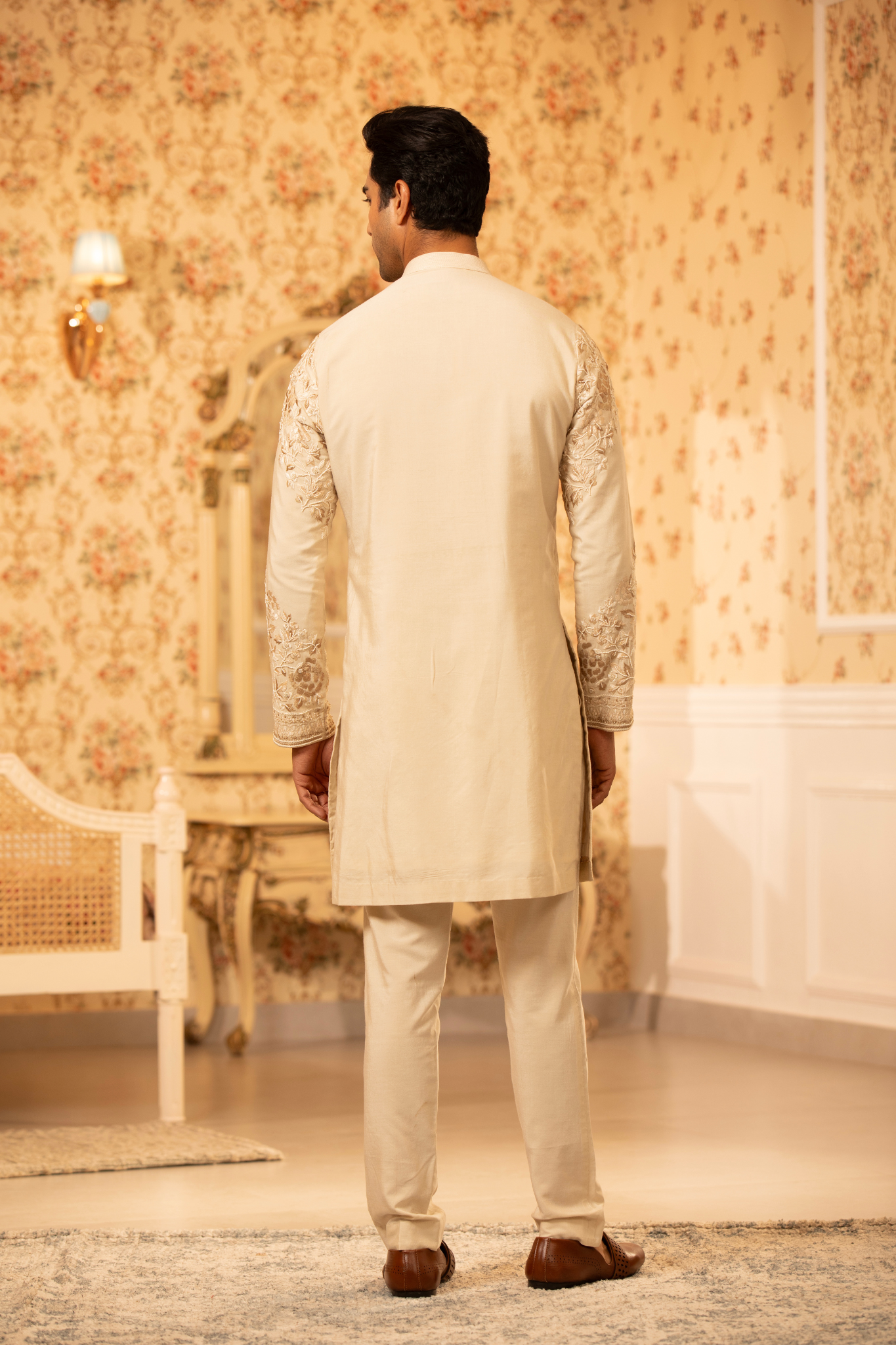 Ethereal Ivory Embroidered Kurta Set