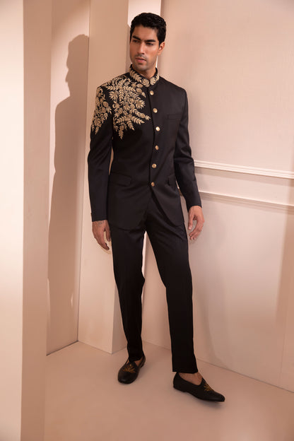 Emboidered Side Panel Tuxedo