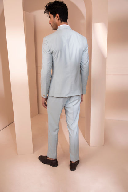 Menswear Sky Blue Tuxedo