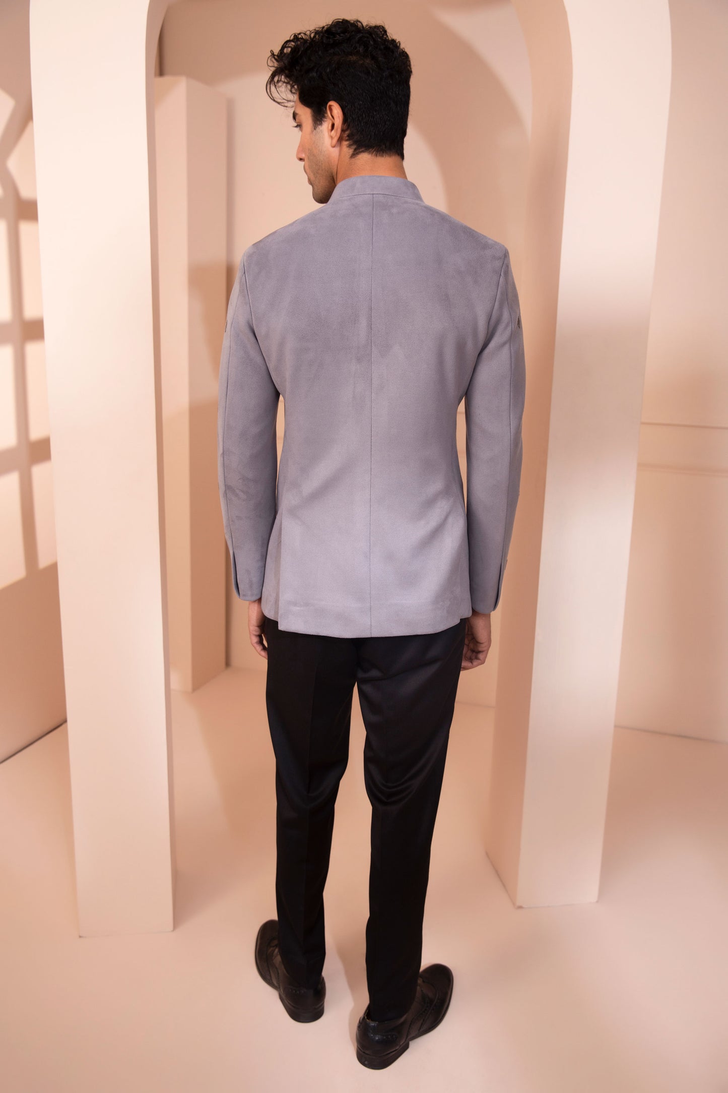 Gray Color Men Tuxedo
