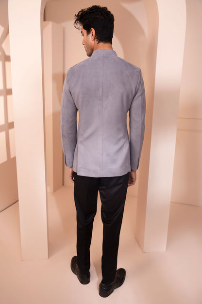 Gray Color Men Tuxedo