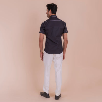 Sharp Contrast Shirt