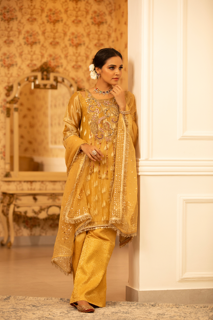 Amber Royal Embroidered Kurta Set