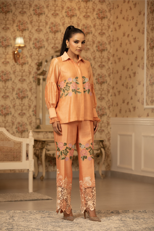 Peach Blossom Elegance 2pc Set