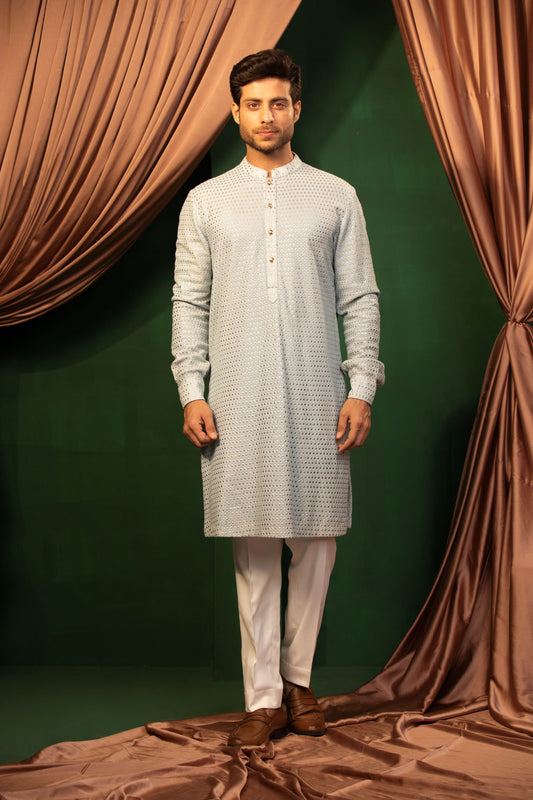 Serene Sky Kurta Set
