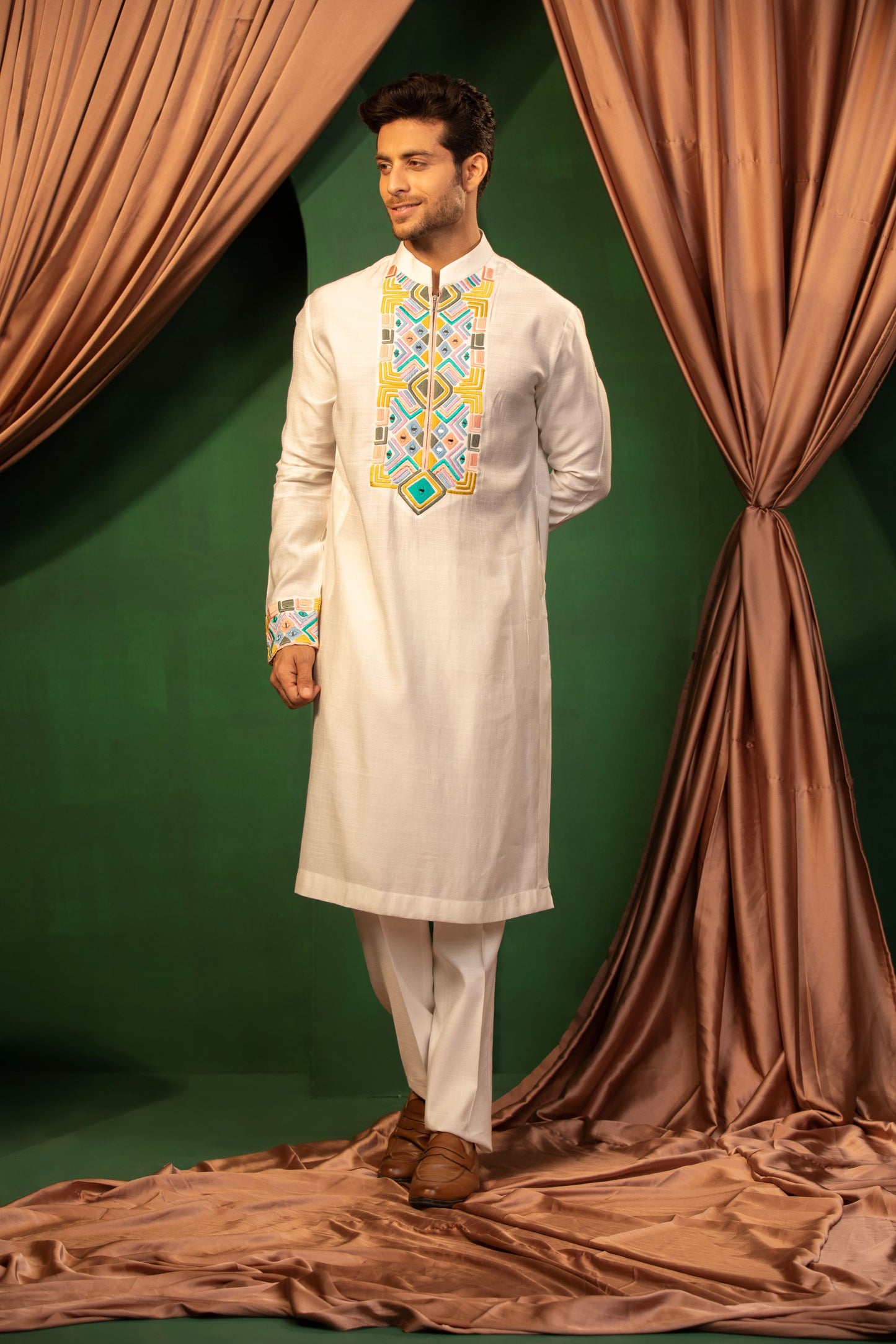 Royal Embroidered Kurta Set